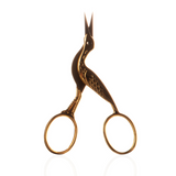 Scissors Fine Blade Gold Stork